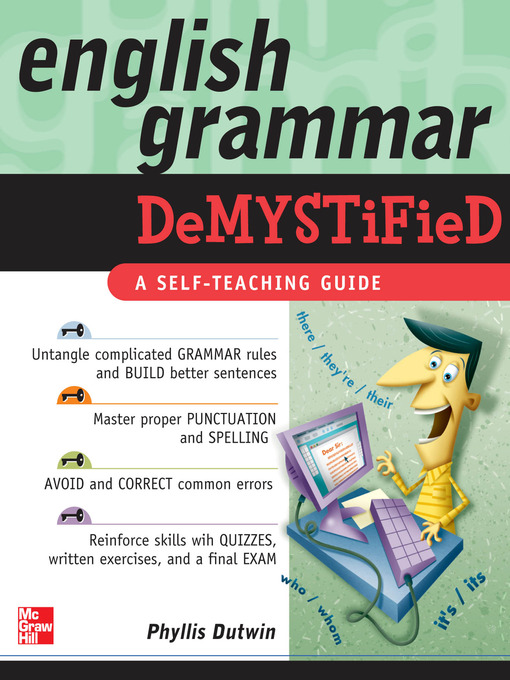 Title details for English Grammar Demystified by Phyllis Dutwin - Available